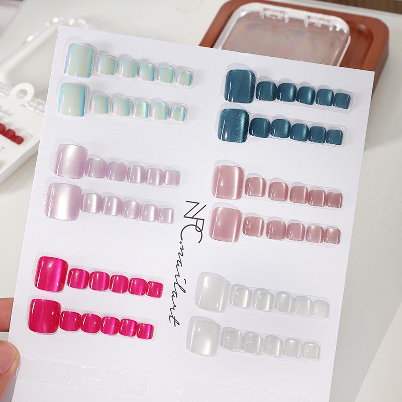Nail Art Extension Cat Eye - Novo Kit com 10 Unidades/Caixa de