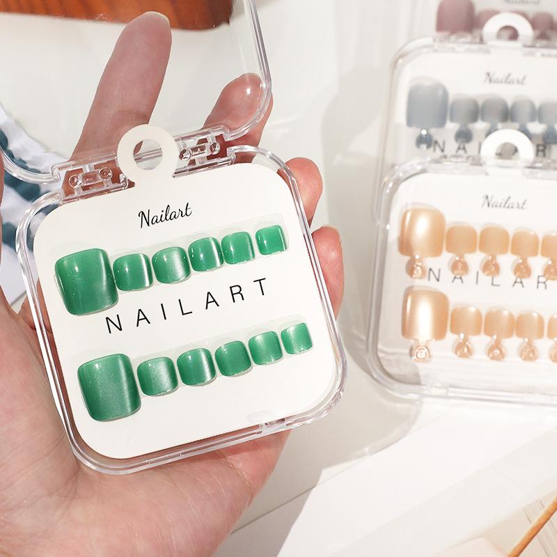 Nail Art Extension Cat Eye - 1 Caixa de Unhas Postiças Francesas