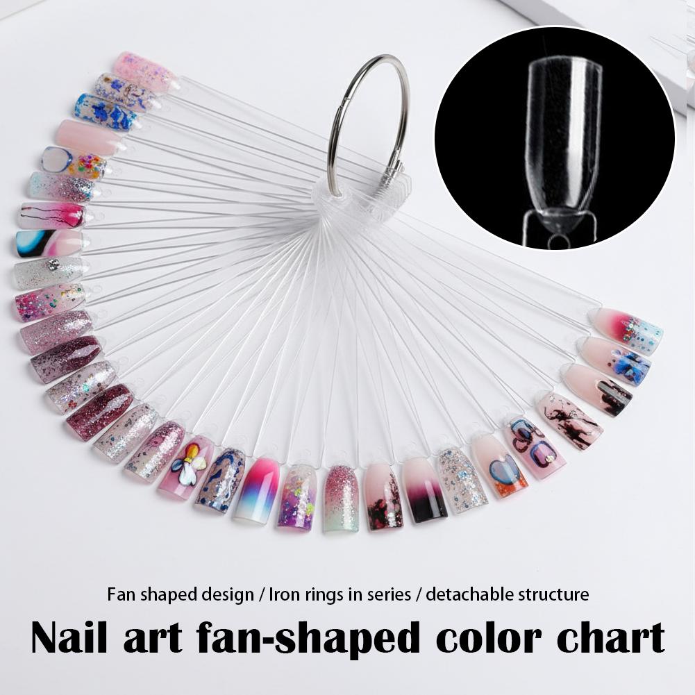 Nail Art Viral - 50 Amostras de Unhas Transparentes, Cartela