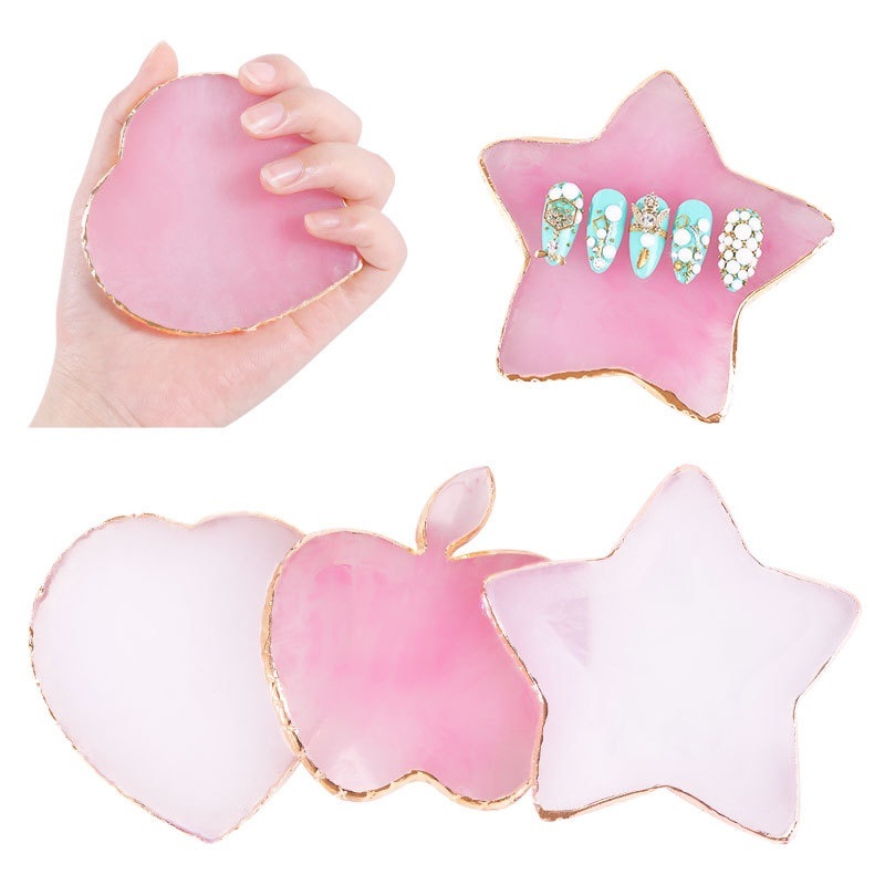 Nail Art Vector - Paleta de pedra de ágata de