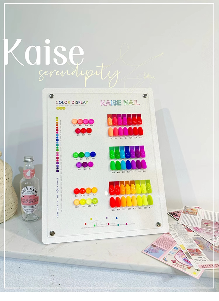 Nail Art Gel - Kaese 22 cores multicolorido conjunto de