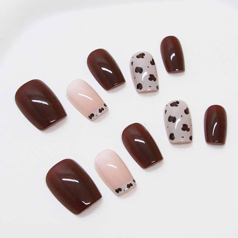 Nail Art Red Wine Cat Eye - 10 pçs feminino vinho tinto artesanal