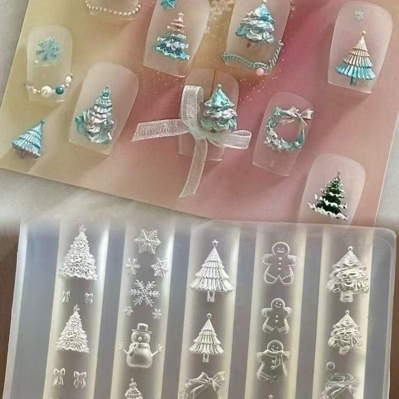 Natal boneco de neve árvore de - Nail Art For Men avaliação e preço