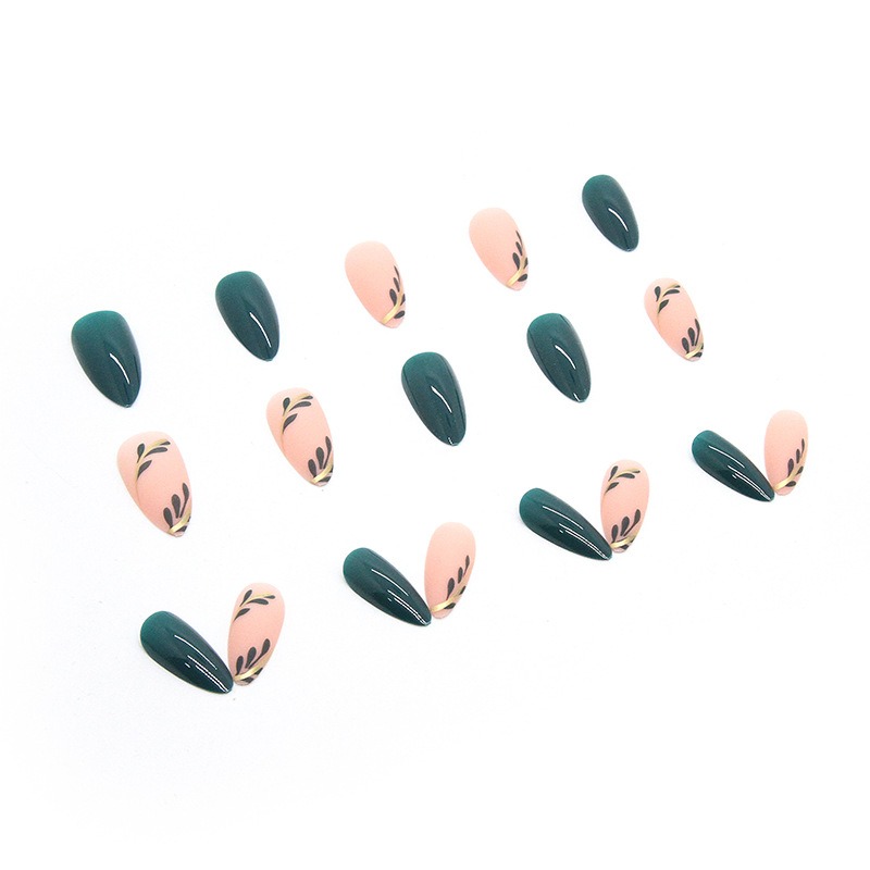 24p/set imprensa de amêndoa de - Nail Art Pink avaliação e preço