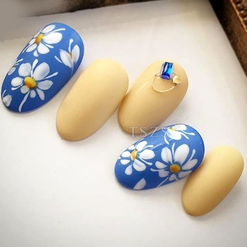 Tszs 200 pçs curto médio oval  - Nail Art Viral avaliação e preço
