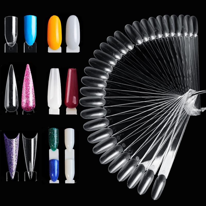 50 pçs dicas falsas para exibi - Nail Art Viral avaliação e preço