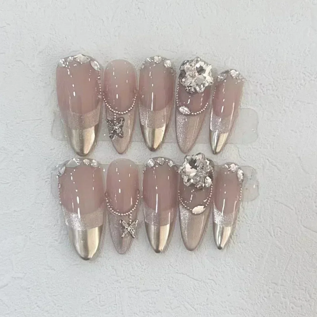 10 pçs artesanal imprensa em u - Nail Art Pink avaliação e preço