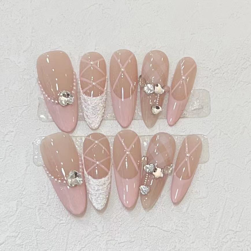 10 pçs artesanal imprensa em u - Nail Art Pink avaliação e preço