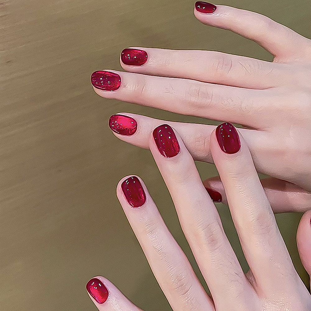 Xeijayi 10ml vinho tinto gato  - Nail Art Red Wine Cat Eye avaliação e preço