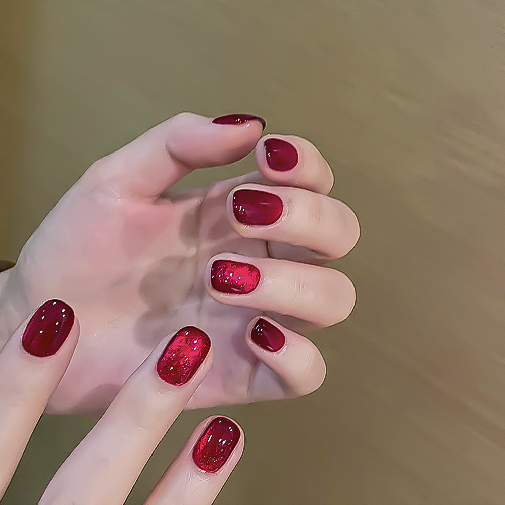 Xeijayi 10ml vinho tinto gato  - Nail Art Red Wine Cat Eye avaliação e preço