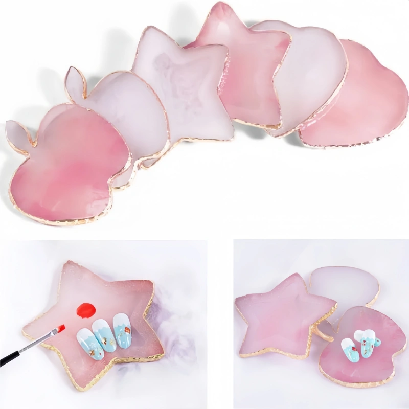 Paleta de pedra de ágata de re - Nail Art Vector avaliação e preço