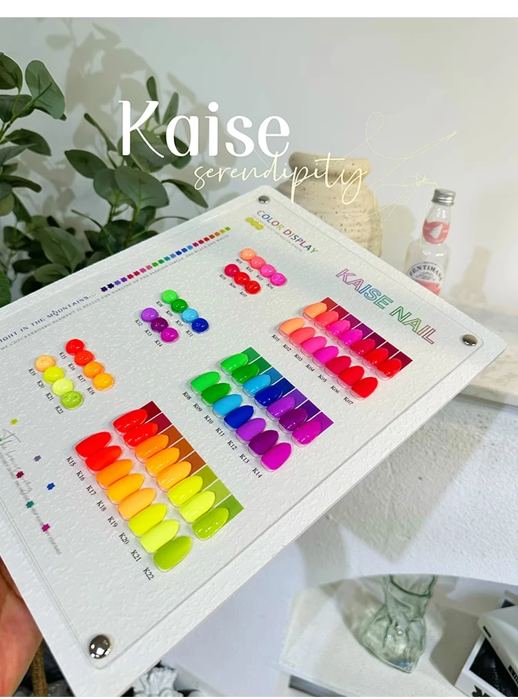 Kaese 22 cores multicolorido c - Nail Art Gel avaliação e preço