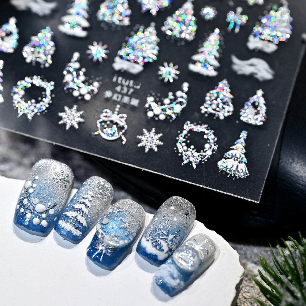 5d em relevo castelo de ouro/g - Nail Art Xmas avaliação e preço