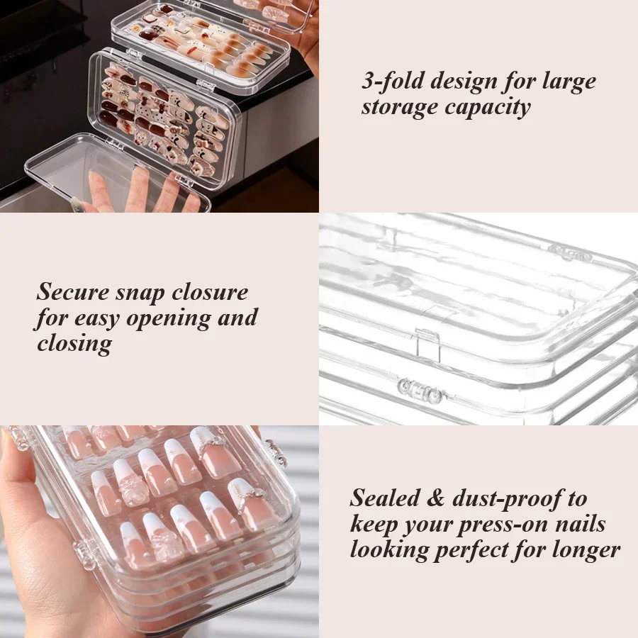 Caixa Organizadora Transparent - Nail Art Vector avaliação e preço