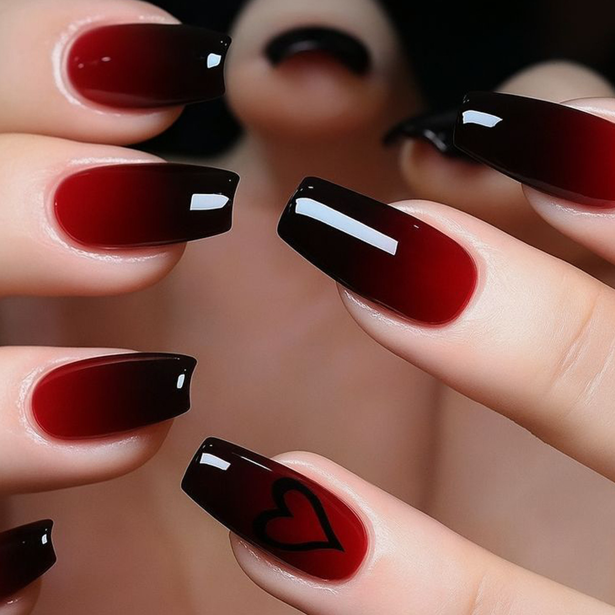Unhas falsas médias curtas par - Nail Art Pink avaliação e preço