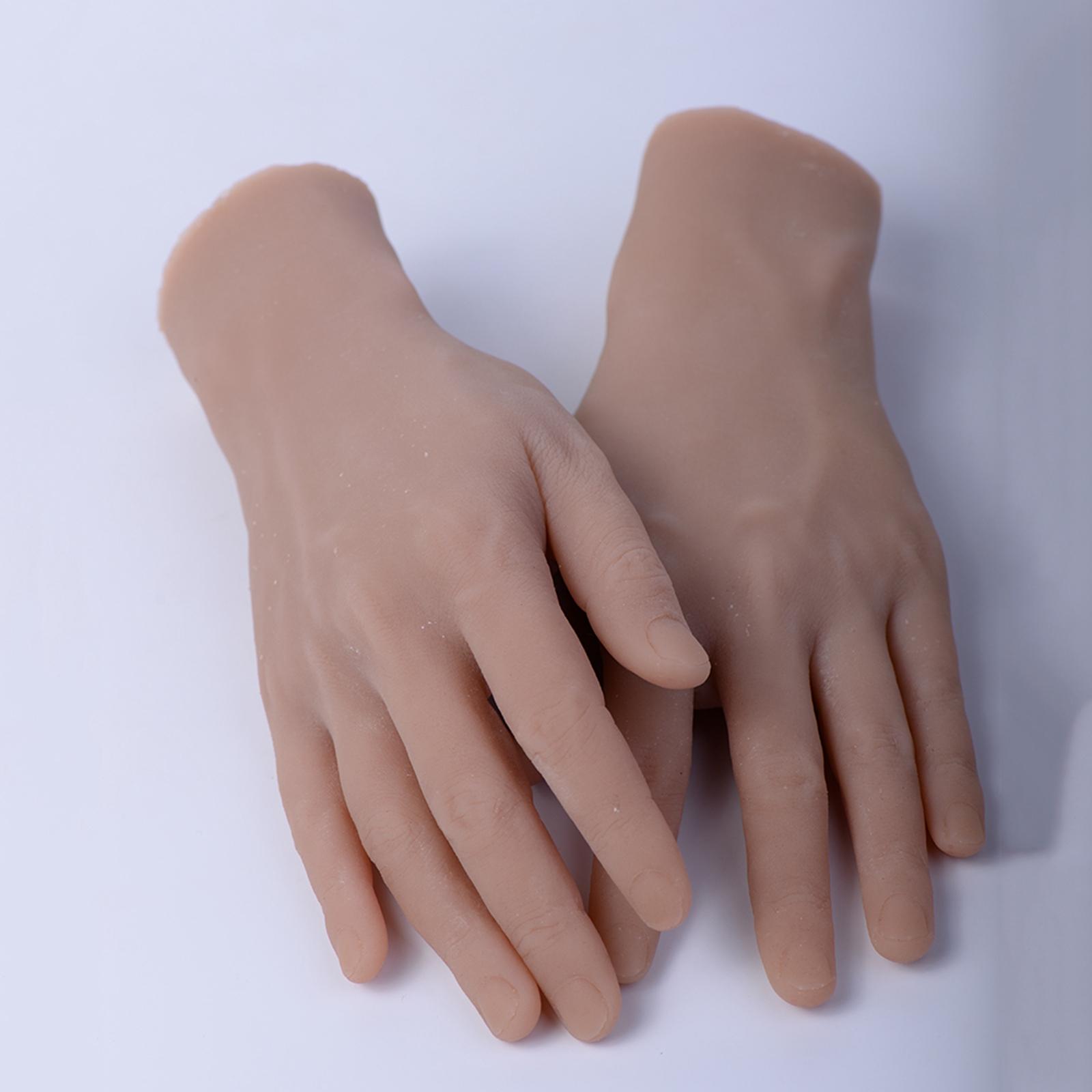 Mãos falsas realistas para hom - Nail Art For Men avaliação e preço