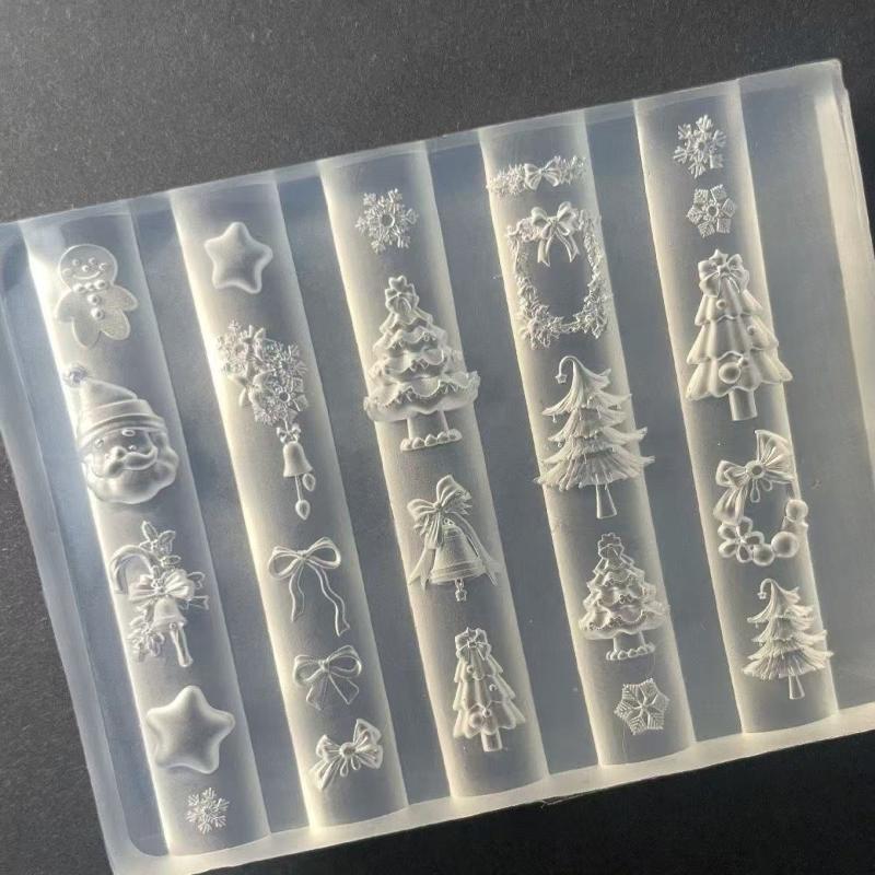 Molde de Silicone 3D Transpare - Nail Art For Men avaliação e preço